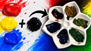  I Added Black to Red, Blue & Yellow — Here's What Happened