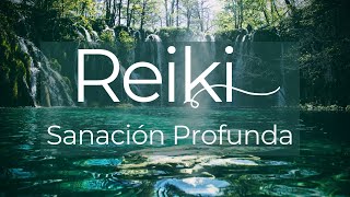 REIKI con agua en movimiento - CAMPANA CADA 3 MINUTOS -  Frecuencia de Ondas Delta