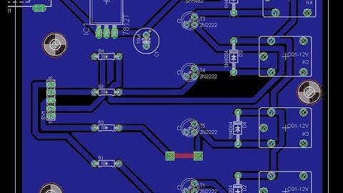 Eagle Schematic and PCB designing Tutorial #2 Relay Module Project