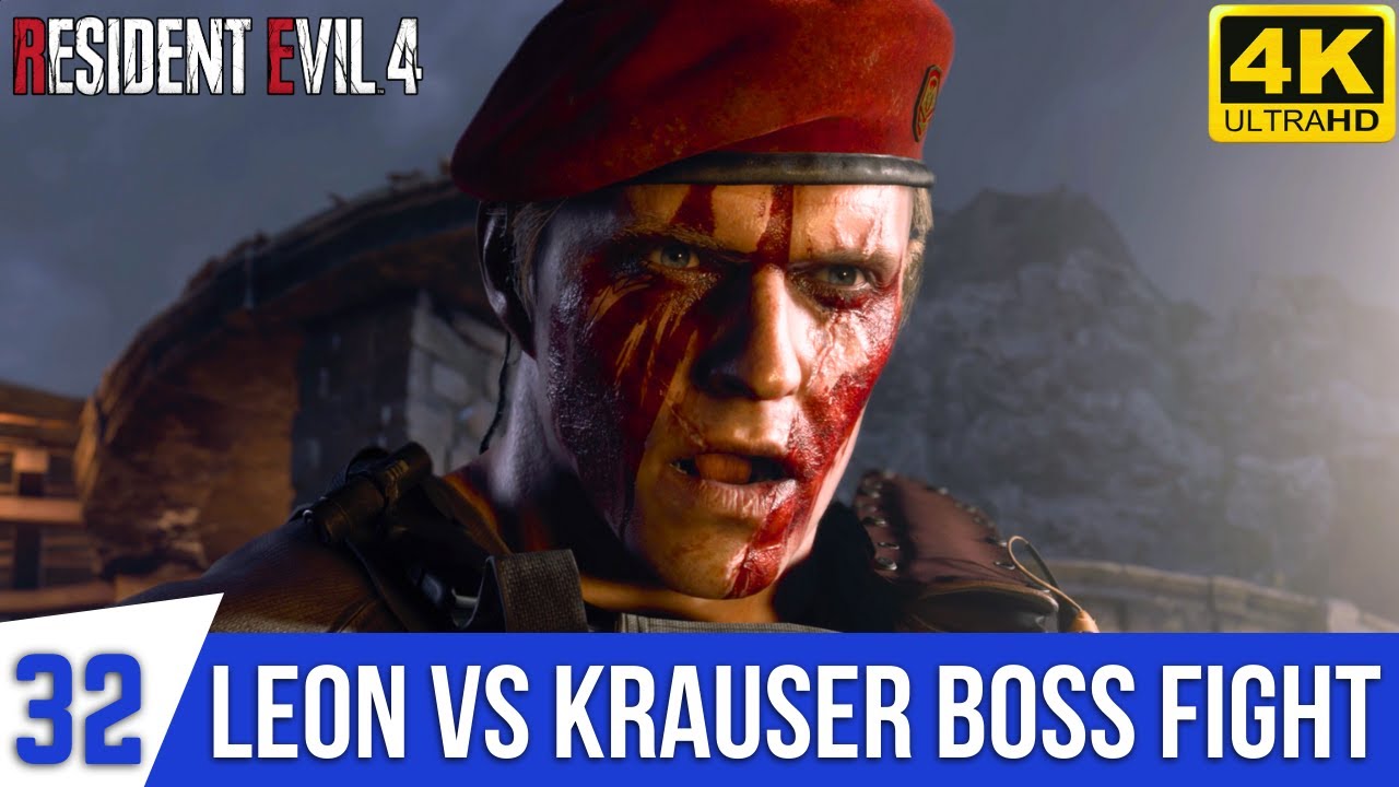 Leon vs Krauser Re4 Remake in 2023  Resident evil leon, Leon s kennedy,  Leon scott kennedy