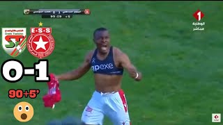 l’Étoile Sportive du Sahel 1-0 Stade Tunisien | but du ES du Sahel Coulibaly 90+5' 😱