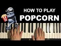 How To Play - Crazy Frog - Popcorn (Piano Tutorial Lesson)