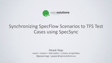 Synchronizing SpecFlow Scenarios to TFS using SpecSync