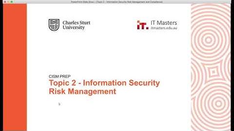 Free Short Course: CISM Prep - Module 2