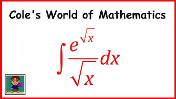 Integral of e^(sqrt x)/sqrt x ❖ Calculus