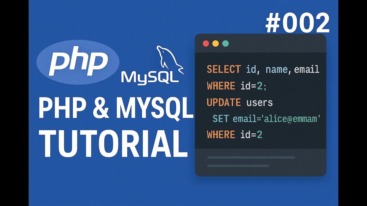 #002 Connecting to the database using php mysql - YouTube