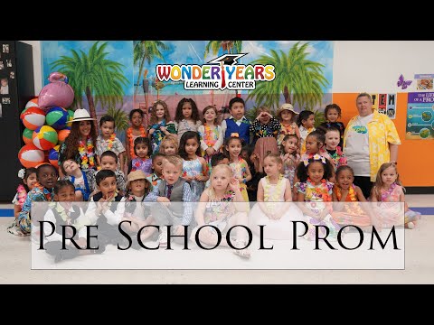 Pre School Prom at Wonder Years Learning Center