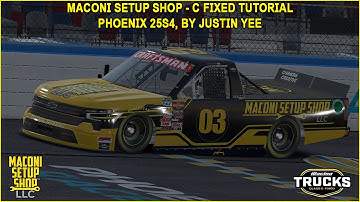 iRacing Maconi C-Fixed Trucks Phoenix Guide to Qualifying and Race 25S4