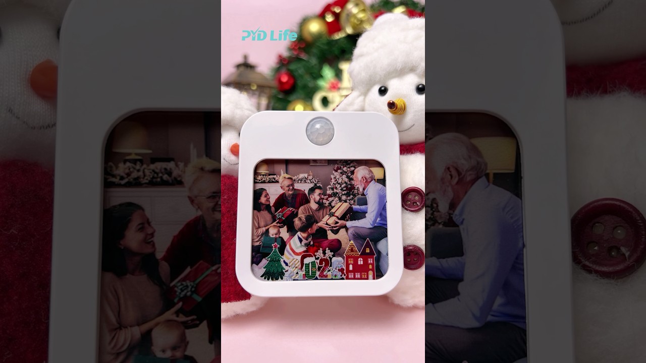 🎄Sensor magic: DIY Christmas LED Night Light with Motion Sensor. Unique Christmas vibes! 