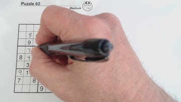 Sudoku Primer 103 - answer sheet to video #101