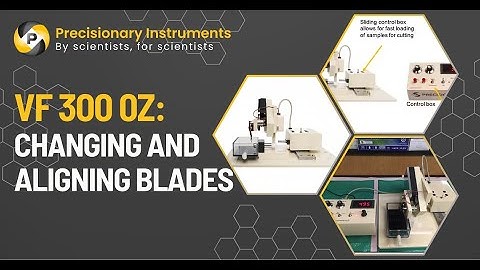 VF-300-0Z:  Changing and Aligning Blades