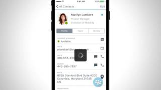 BlackBerry Work Contacts Tutorial (iOS) screenshot 2