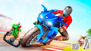 Thumb Moto Race - Gameplay Walkthrough All Levels 2 - New Bike (iOS, Android) screenshot 3