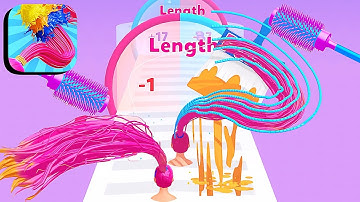 Hair Rotate Run ​- All Levels Gameplay Android,ios (Levels 15-20)