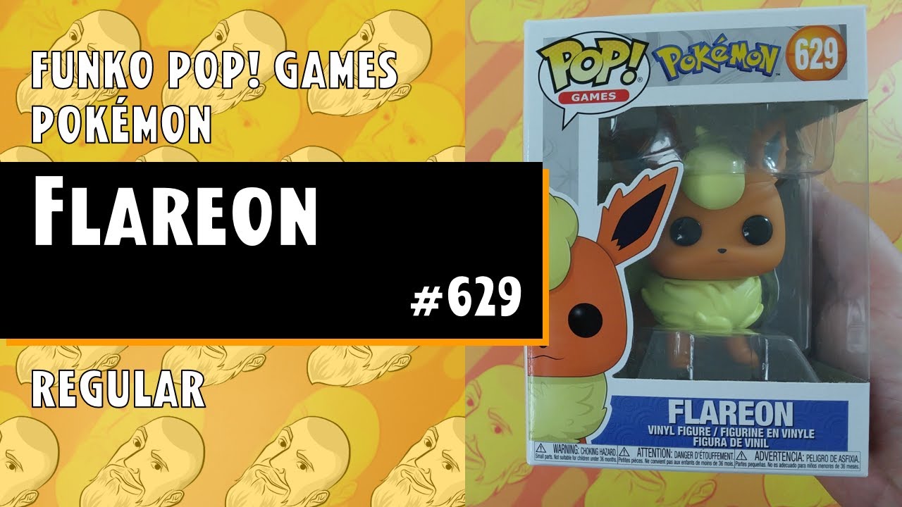 Funko Pop Games Pokémon Eevee Flareon Fogo 629 com o Melhor Preço