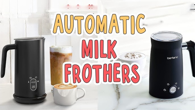 4 in 1 Electric Detachable Milk Frother, Eficentline Automatic