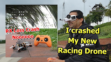I Crashed my new FPV Racing Drone Eachine Tyro 79S