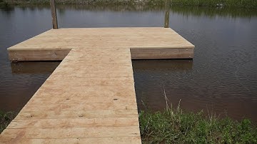 Built a Dock For The Pond