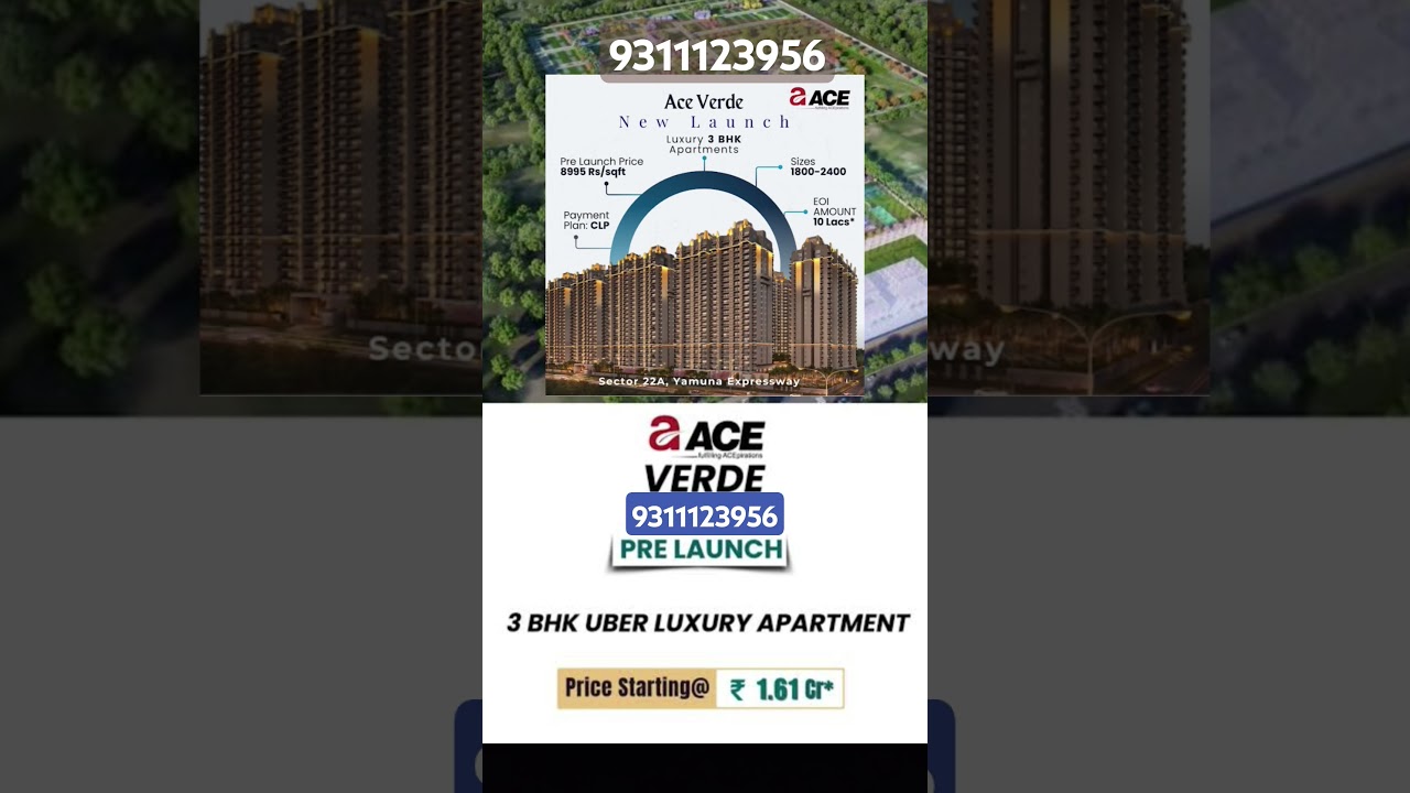 Ace Verde New project in Yamuna Expressway 