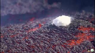 Lava vs Ice - Etna Eruption 2023