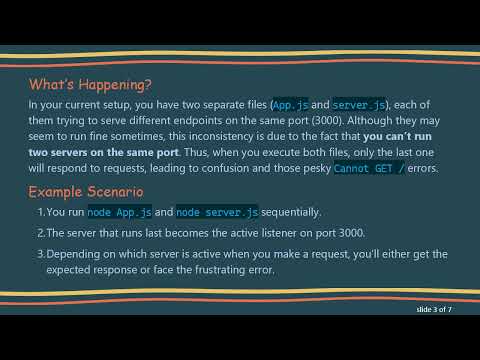 Resolving the Cannot GET / Error in Your Express.js Application