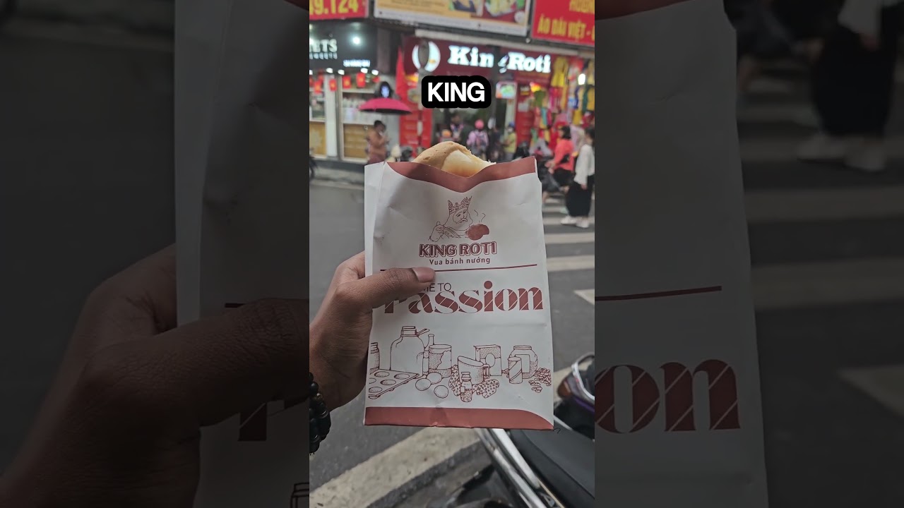 We tried the famous King Roti, and yes worth the hype! | Things to eat in Hanoi, Vietnam