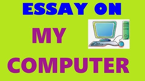 Essay on my computer #paragraph ideas #essay writing in English #computer