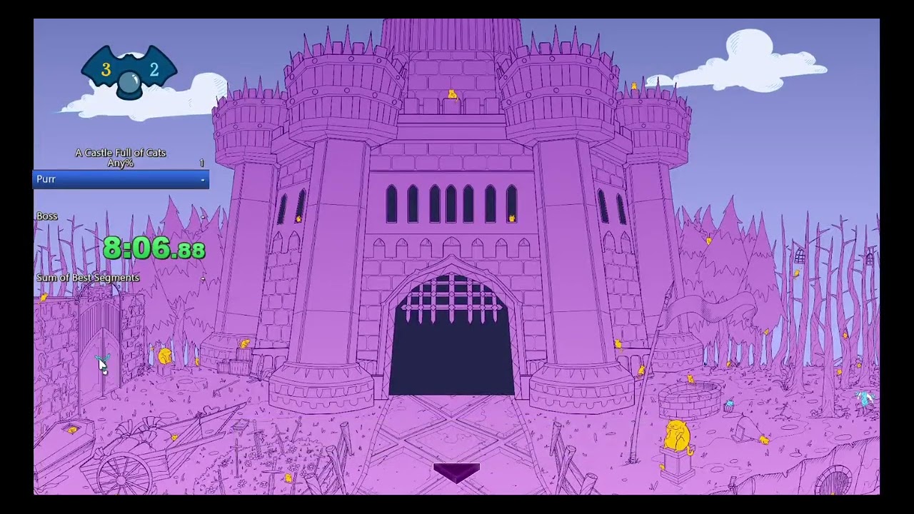 A Castle Full of Cats any% in 