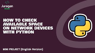 How to check available space on network devices with python