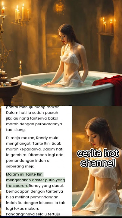 Tante Rini mengenakan daster transparan.  #cerita #cerpen #stories #story #kisahnyata