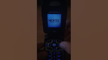 Motorola i560 - Startup and shutdown (Retake) #oldphone #motorola #nextel #shorts