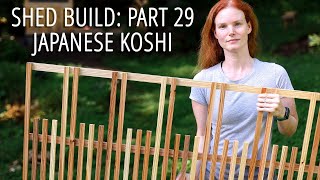 Building & Installing Japanese Wood Koshi Window Lattice