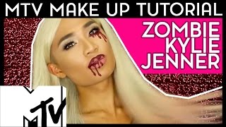 Zombie Kylie Jenner Halloween Makeup Tutorial With Marc Zapanta | MTV Style