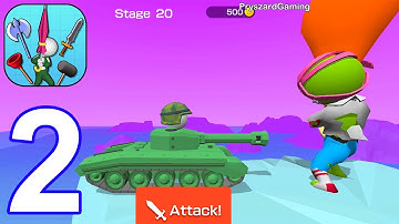 Draw Weapon 3D - Gameplay Walkthrough Part 2 All Levels 1-20 (Android,iOS)
