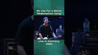 No Use For a Name - "Redemption Song" live in Germany (2000) #nouseforaname #punkrock #nufan