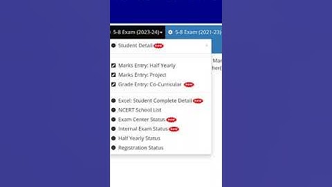 Rsk पोर्टल पर कक्षा 5वी व8वी में त्रुटि सुधार कैसे करें