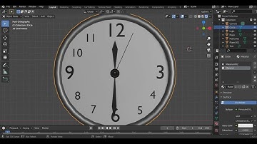 Jam Dinding Workflow "Tugas akhir kelompok, Membuat animasi 3d proses mengunakan blender"