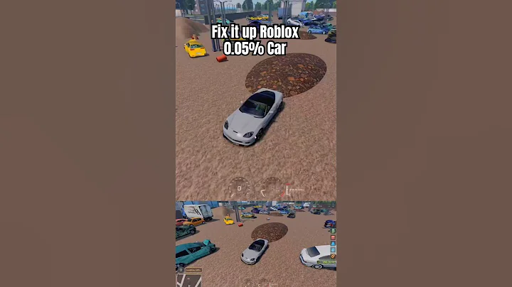 0.05% CAR (FIX IT UP ROBLOX) #shorts #cars #roblox #trending #videogames