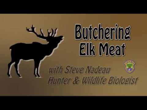 Elk Meat Cutting Chart