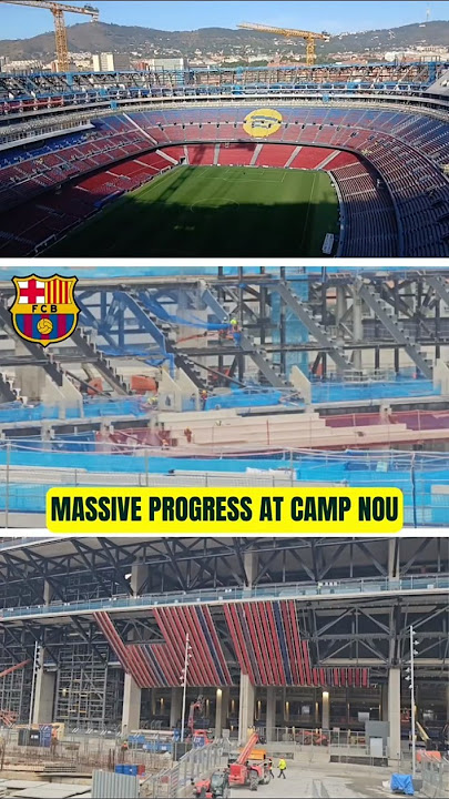 Download lagu Camp Nou Is Transforming Fast | Facade, Pillars & Concrete Update