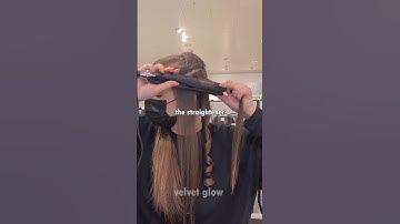 💇‍♀️ Straightener Curl Hack  Perfect Bouncy Curls Every Time ✨