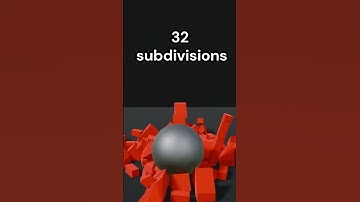 Sphere Hitting Cube Simulation | Satisfying Blender Animation #blender #blender3d #blenderanimation