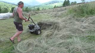 : Rake for hay. haymaker