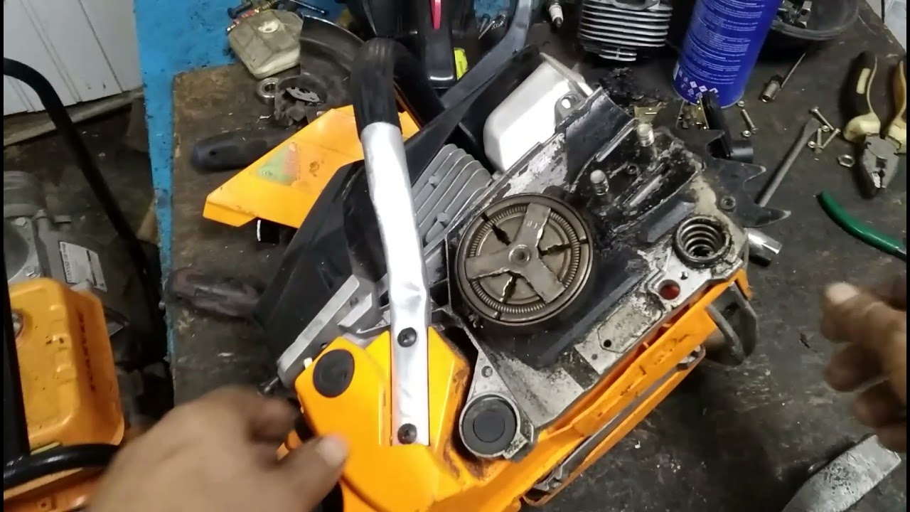 Легкий способ снять сцепление бензопилы!!! - YouTube