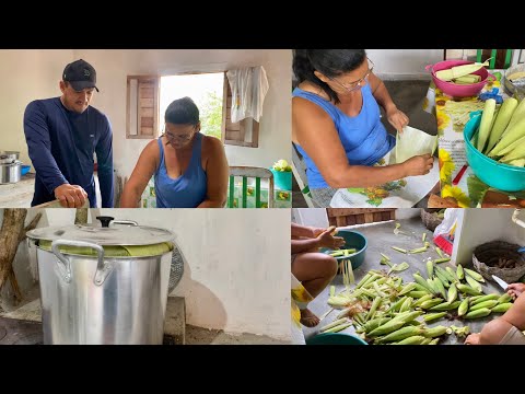 LURDINHA'S FAMOUS PARAIBANA PAMONHA / LÚ SHOWED THE STEP-BY-STEP RECIPE!!!