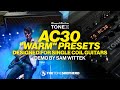 Tonex ac30 warm preset pack  demo by sam wittek