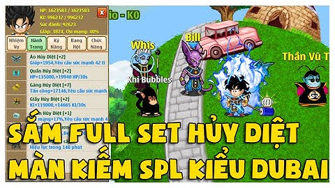 Ngọc Rồng Online - Sắm Full Set Hủy Diệt, Màn Kiếm SPL Tốn Kém Nhất NRO