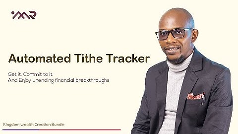 How To Create an Automated Excel Tithe Tracker