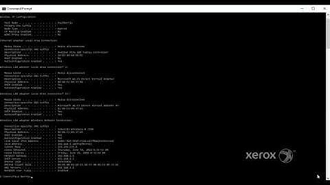 DOS Based Commands - ipconfig/all