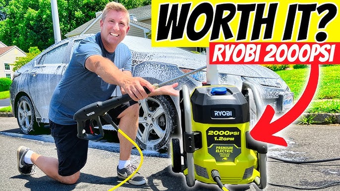 Ryobi RY141802-SC 1800 PSI 1.2 GPM Cold Water Electric Pressure Washer with Surface Cleaner